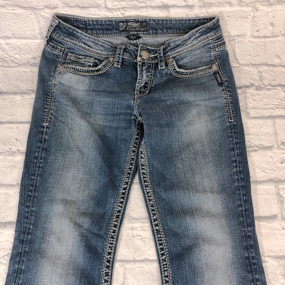 Silver Jeans Lola Bootcut Lightly distressed Stretch size 29 - Picture 12 of 15